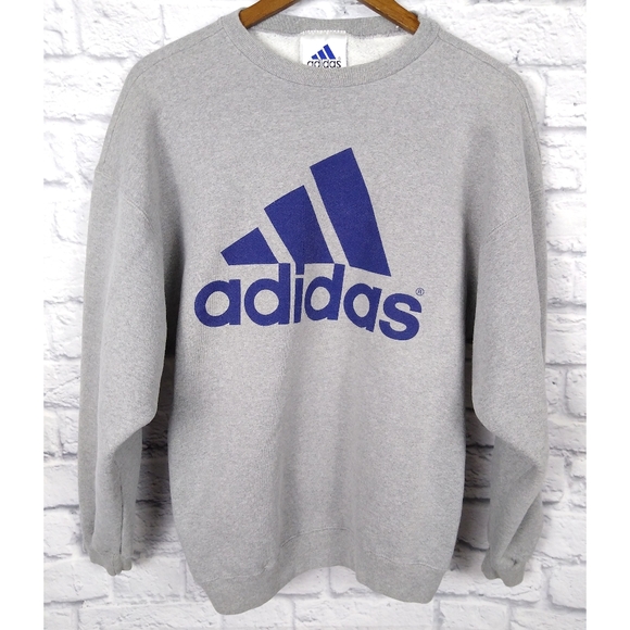 adidas Tops - Vintage 90's Adidas Spellout Logo Sweatshirt L